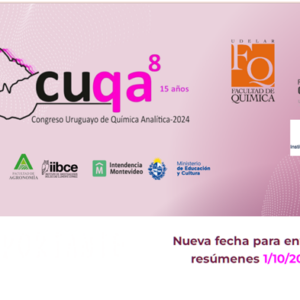 CUQA 8 Congreso Uruguayo de Química Analítica 2024